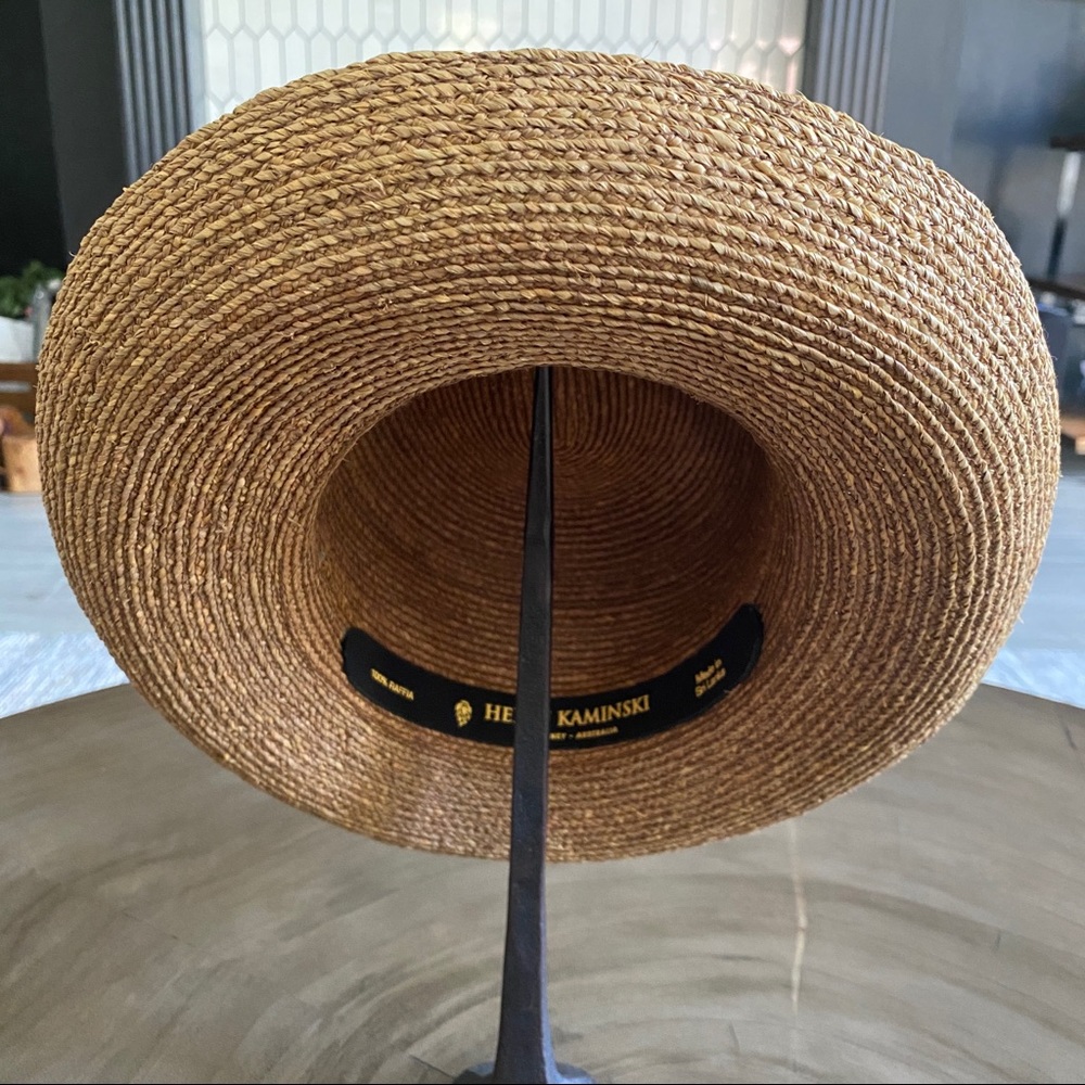 - Helen Kaminaki Raffia Straw Hat - Picture 3 of 6